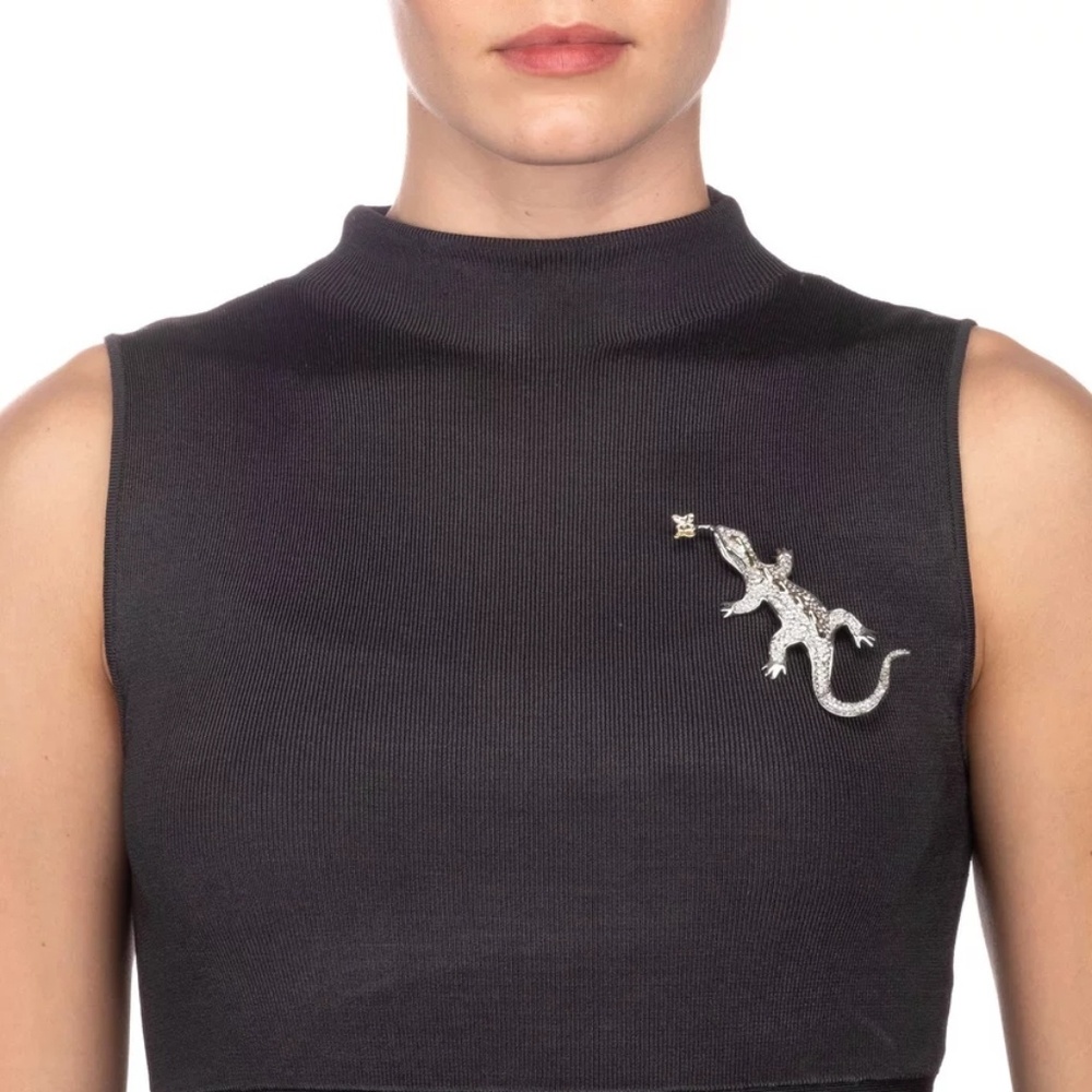 Alexis Bittar Lizard Pin - Picture 2 of 3